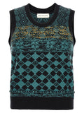 Dries Van Noten Multicolor Wool Cardigan