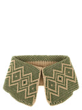 Dries Van Noten Beige Wool Scarf