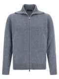 ZANONE Blue Virgin Wool Cardigan
