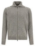 ZANONE Gray Virgin Wool Cardigan