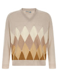 Ballantyne Beige Cashmere Cardigan