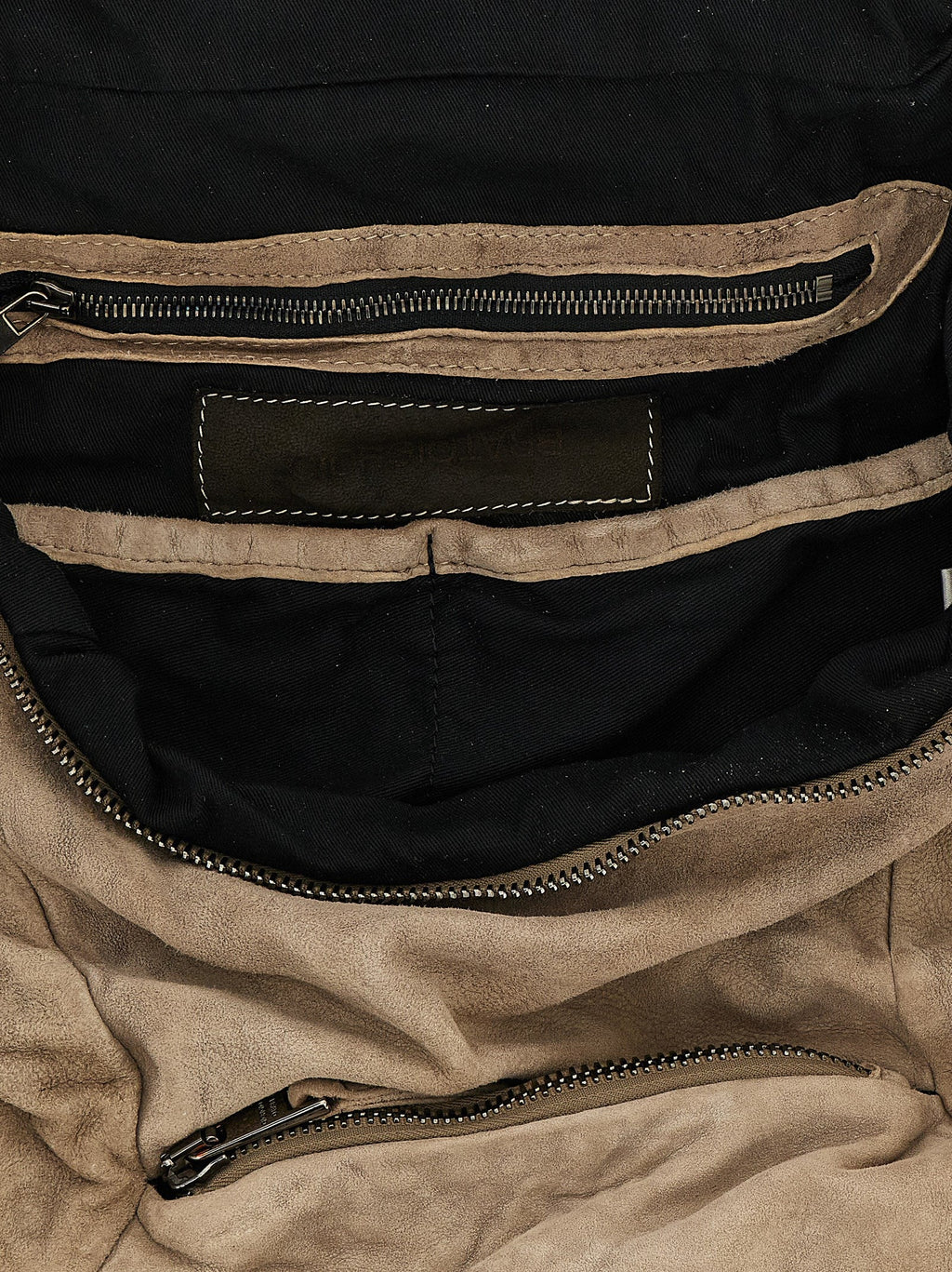 GIORGIO BRATO Beige Lamb Leather Backpack