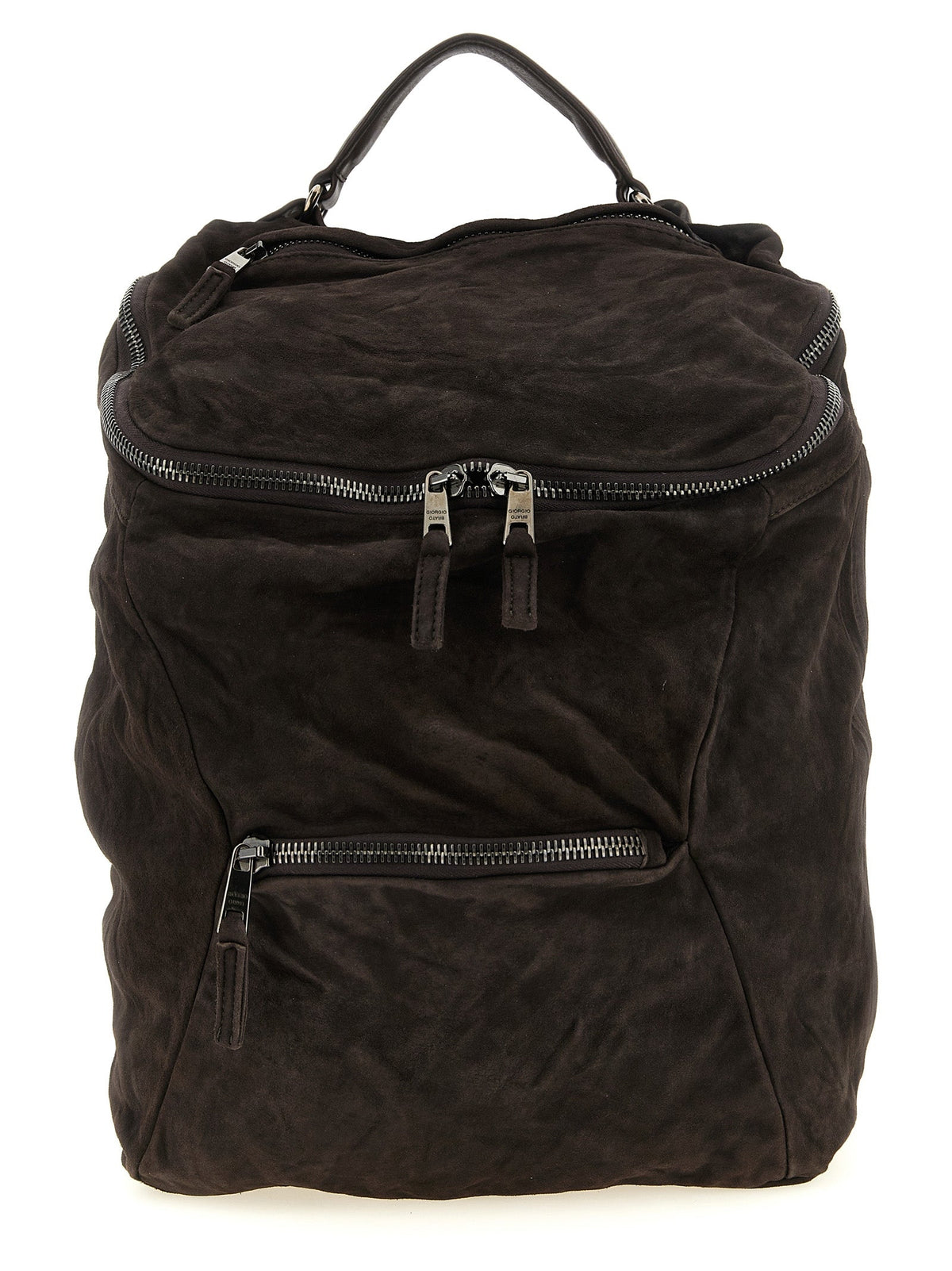 GIORGIO BRATO Brown Lamb Leather Backpack