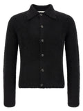 Dries Van Noten Black Wool Cardigan