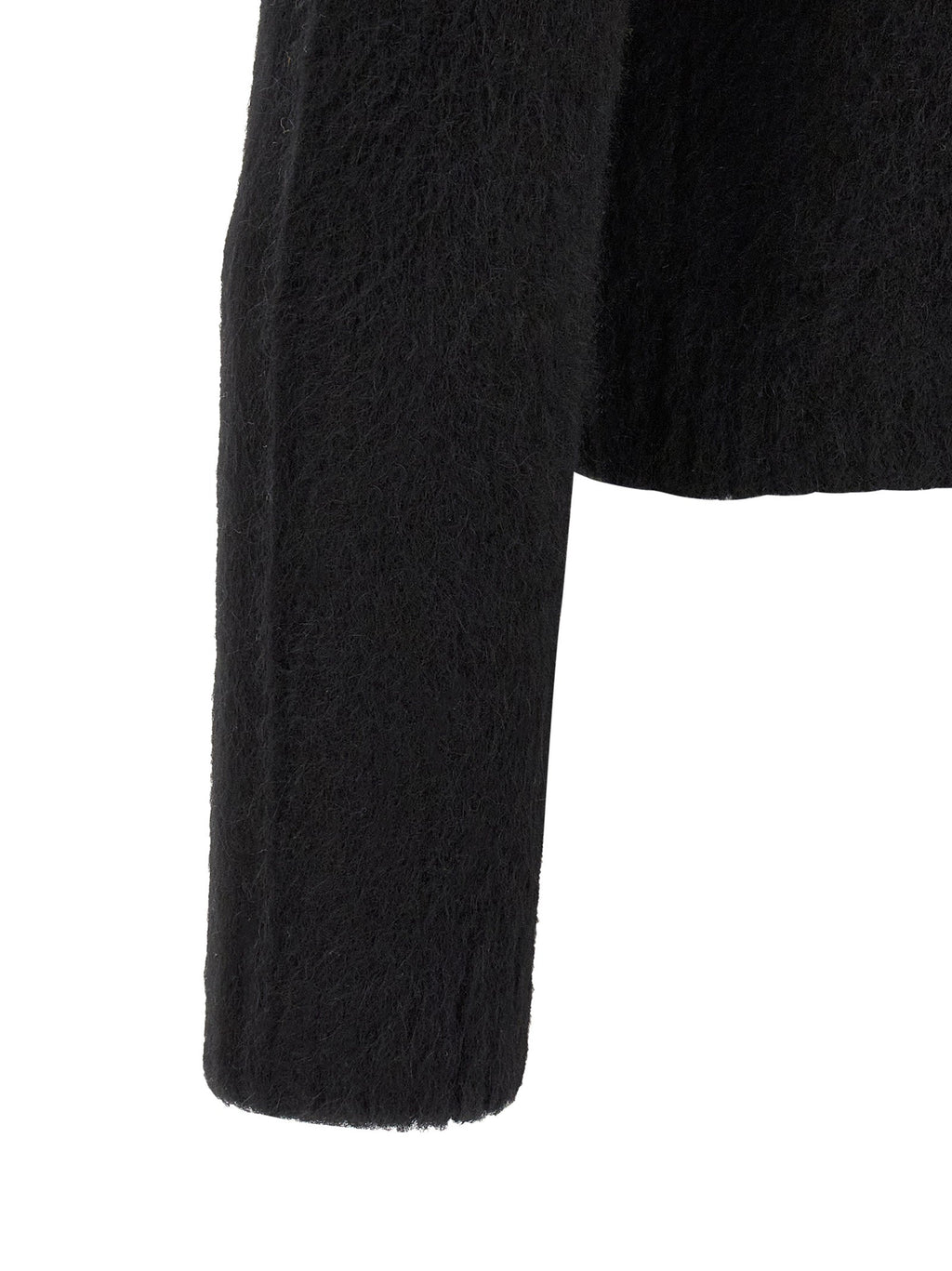 Dries Van Noten Black Wool Cardigan