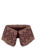 Dries Van Noten Bordeaux Wool Foulard