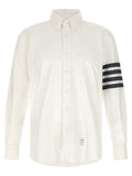 Thom Browne White Cotton Blouse