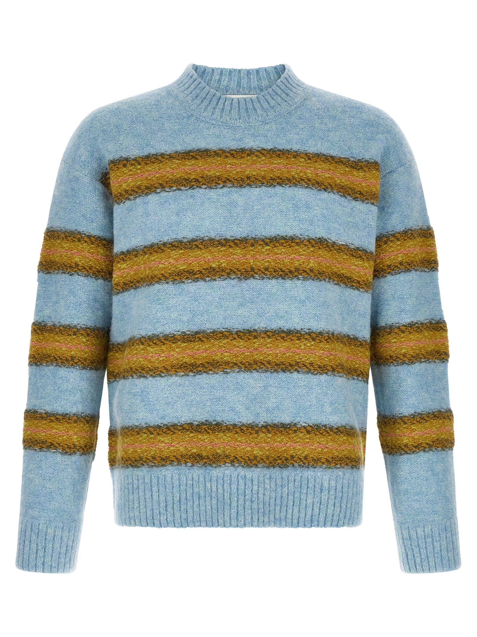 Dries Van Noten Blue Wool Cardigan
