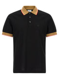 Burberry Black Cotton Polo Shirt