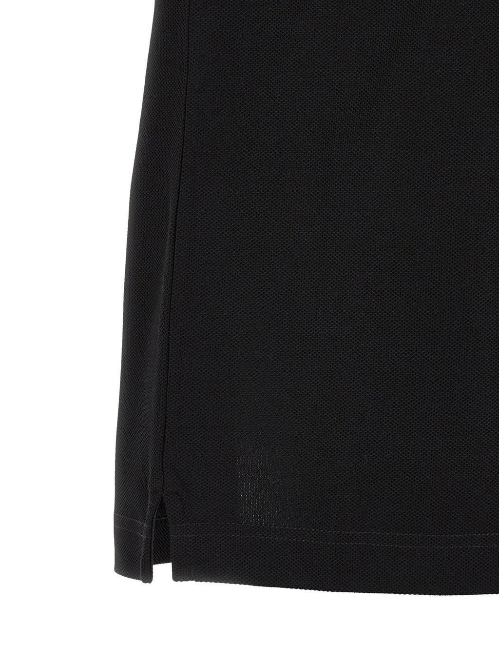 Burberry Black Cotton Polo Shirt