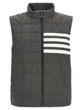 Thom Browne Gray Polyamide Sleeveless Jacket