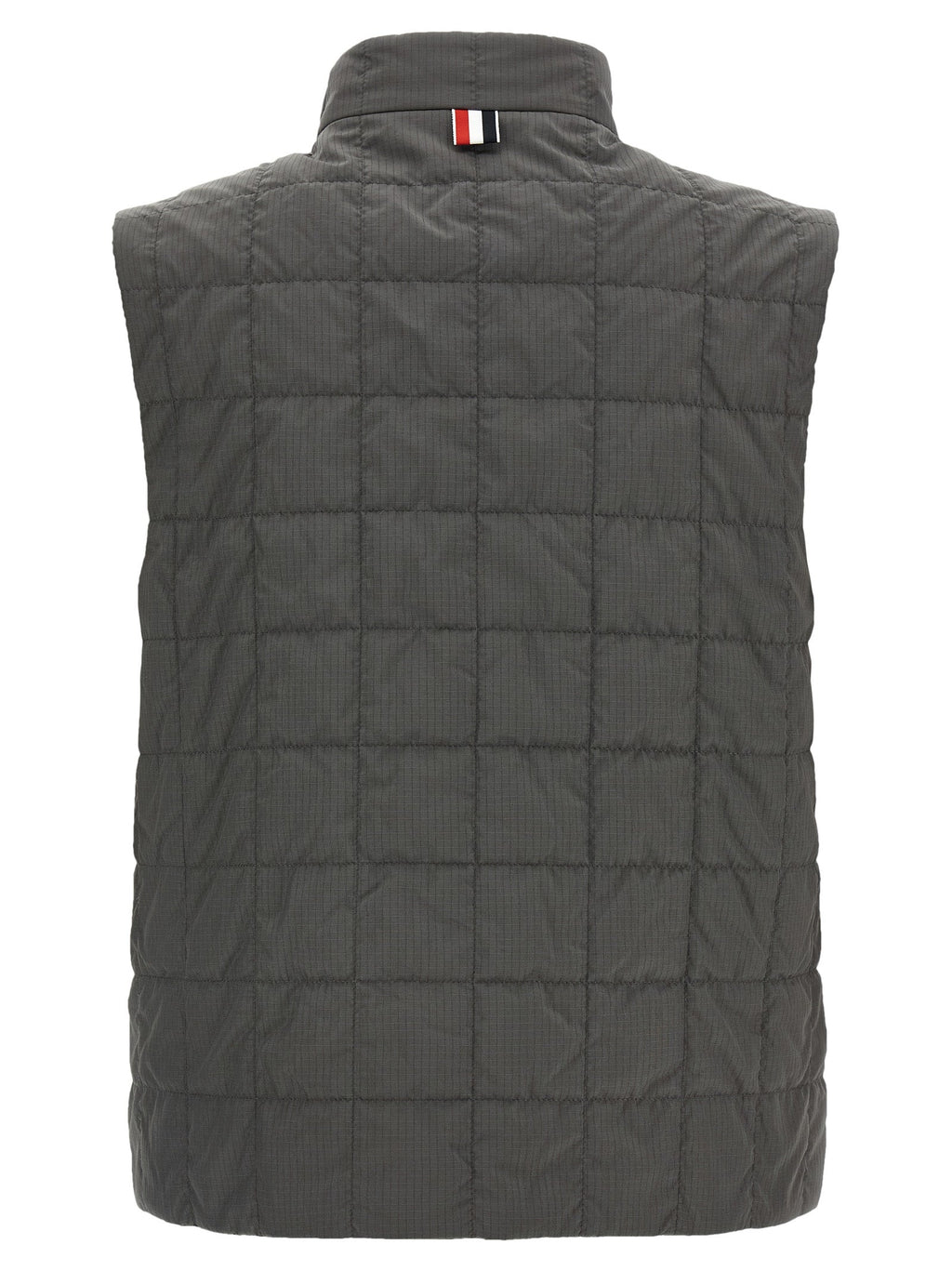 Thom Browne Gray Polyamide Sleeveless Jacket
