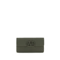 Valentino Garavani Bicolor Calf Leather Bos Taurus Wallet