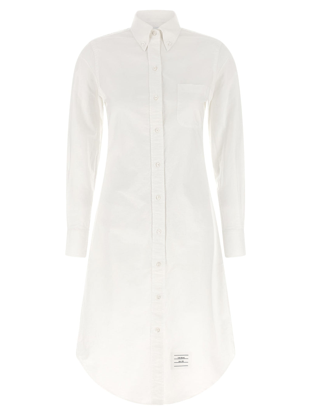 Thom Browne White Cotton Midi Skirt
