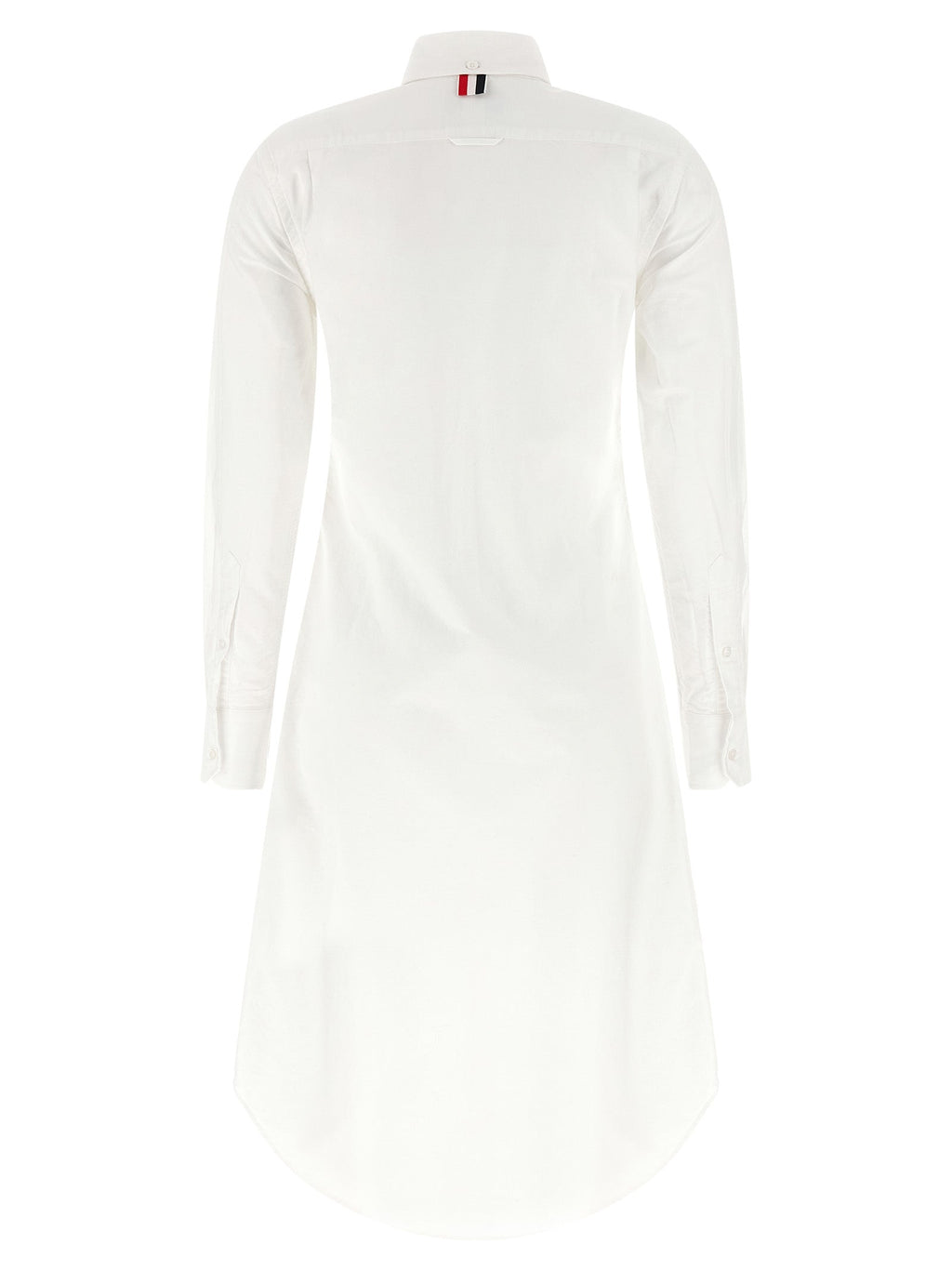 Thom Browne White Cotton Midi Skirt