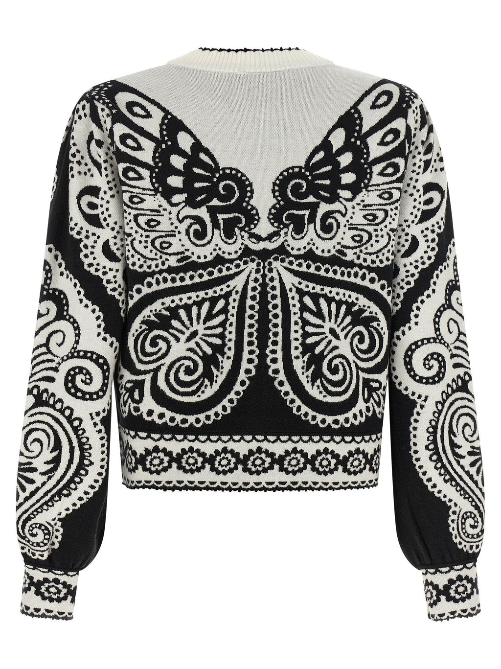FARM RIO Bicolor Polyester Cardigan