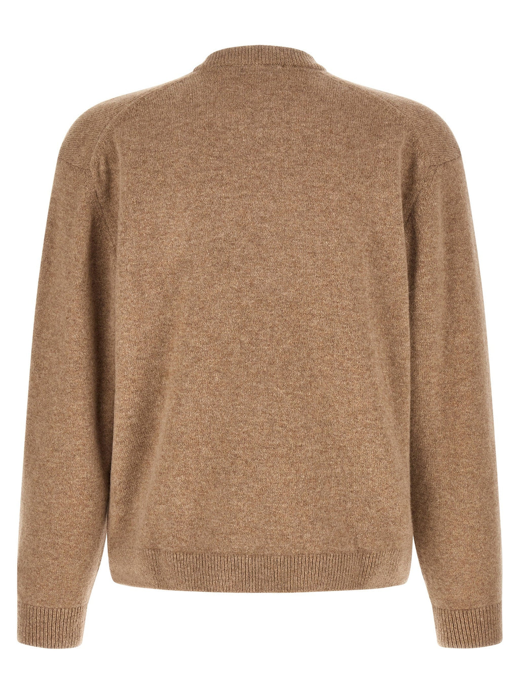 Maison Kitsuné Beige Wool Cardigan