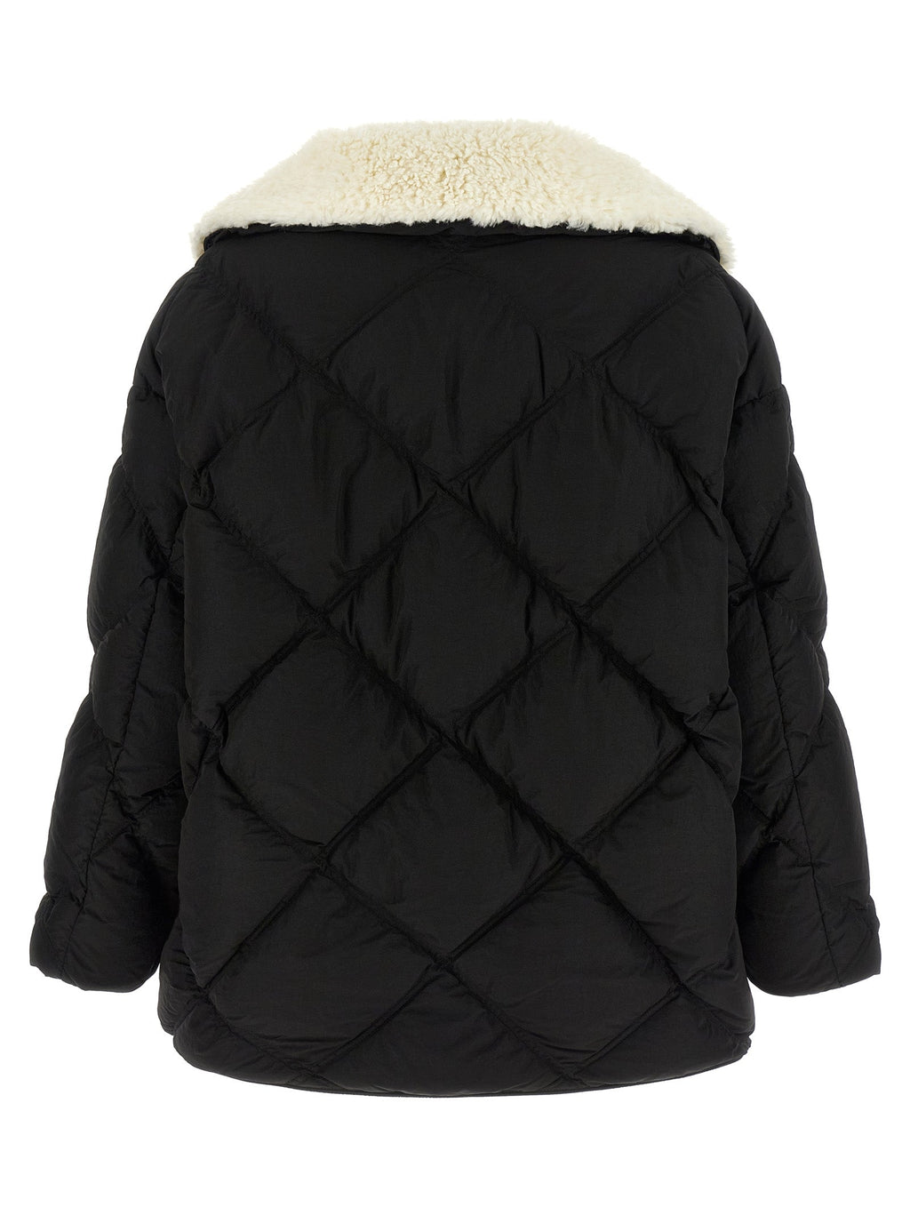 IENKI IENKI Black Nylon Full-Length Jacket