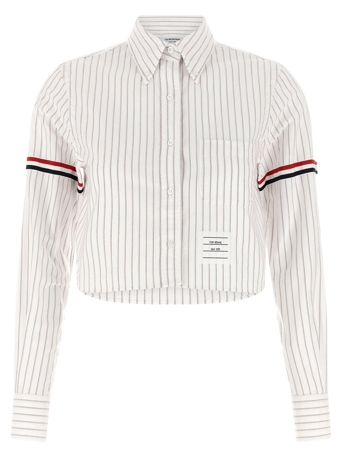 Thom Browne White Cotton Blouse