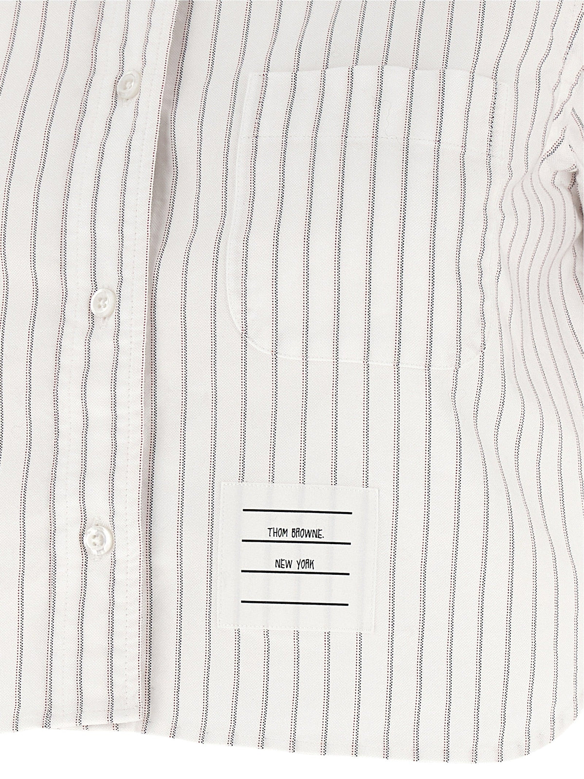Thom Browne White Cotton Blouse