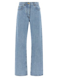 Thom Browne Blue Cotton Straight-Leg Jeans