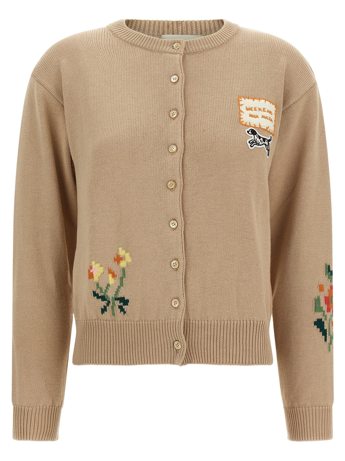 Max Mara Beige Cotton Cardigan
