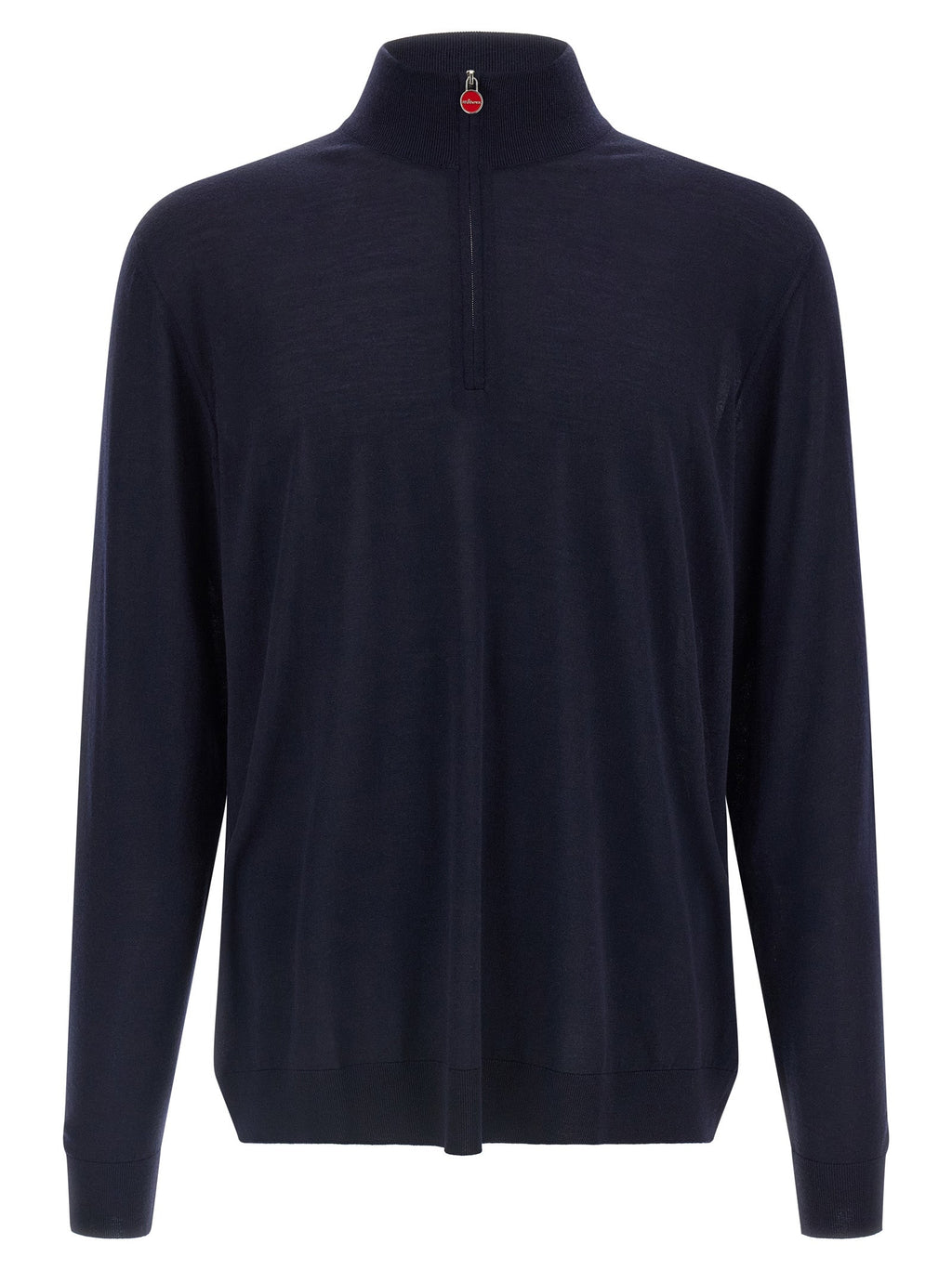 Kiton Blue Wool Cardigan