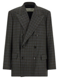 Dries Van Noten Gray Wool Blazer