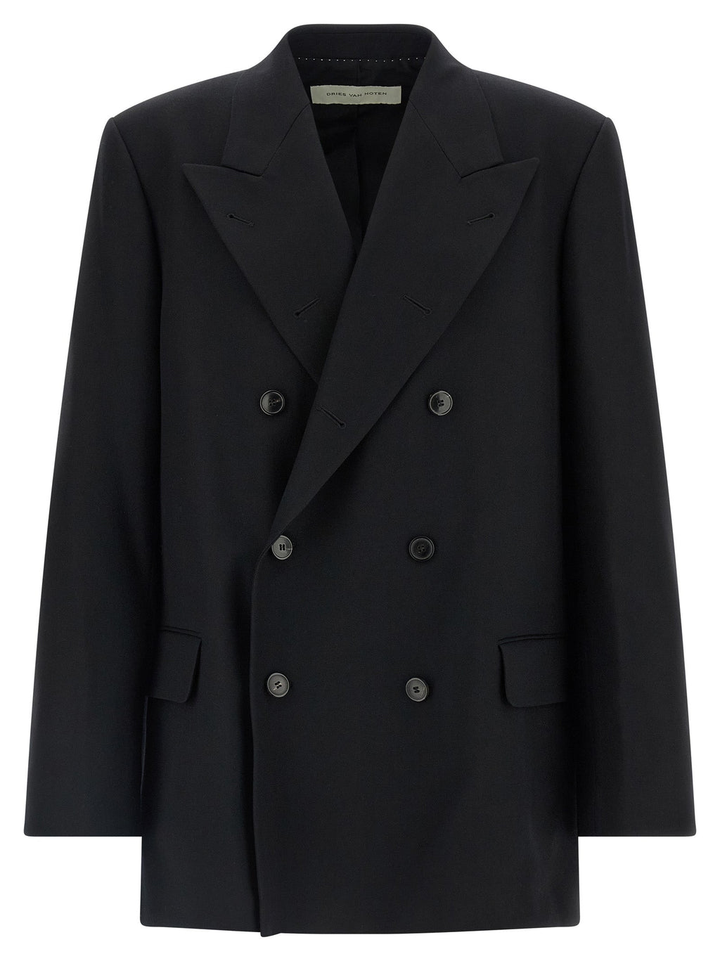 Dries Van Noten Black Wool Blazer