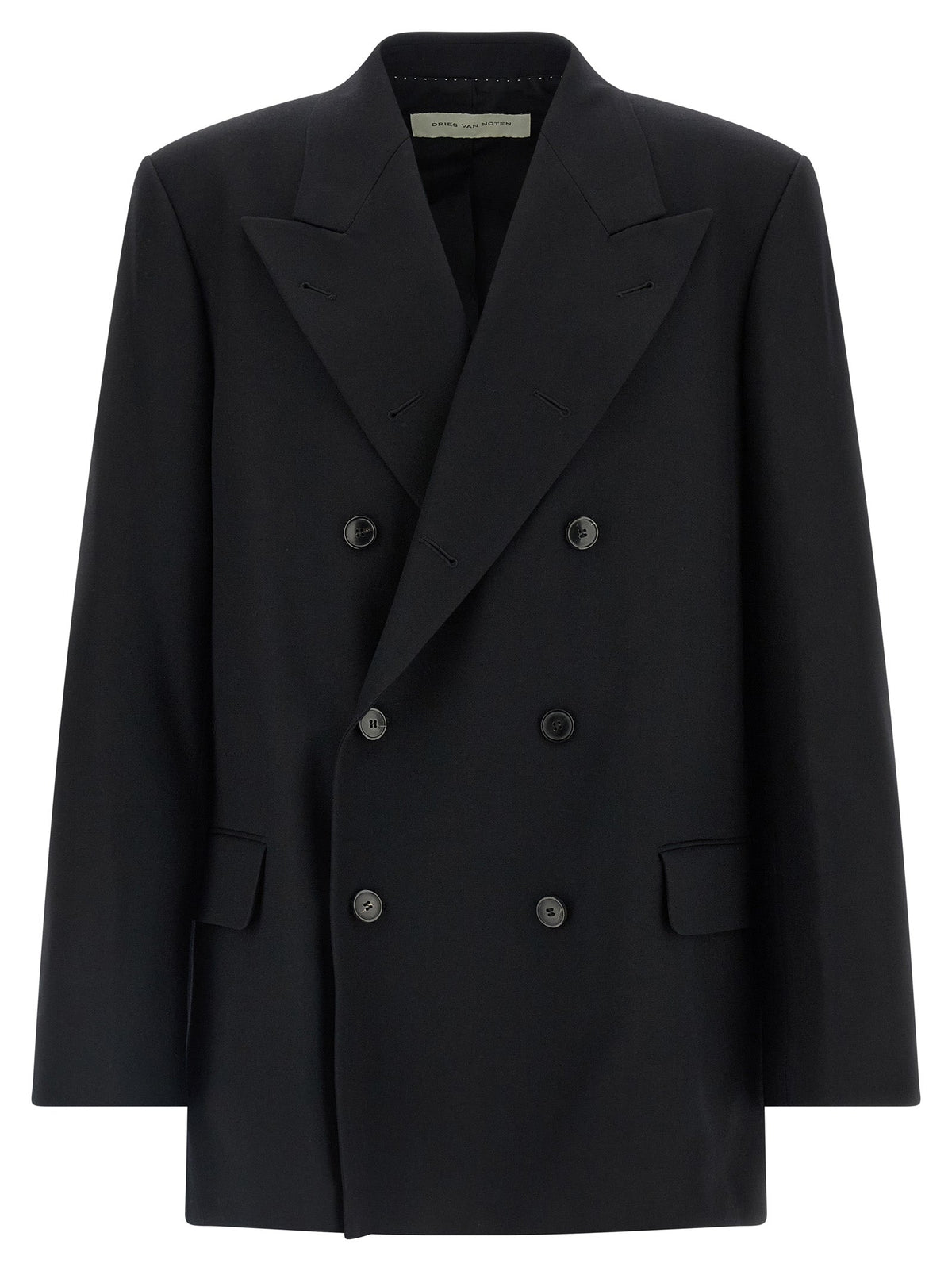 Dries Van Noten Black Wool Blazer