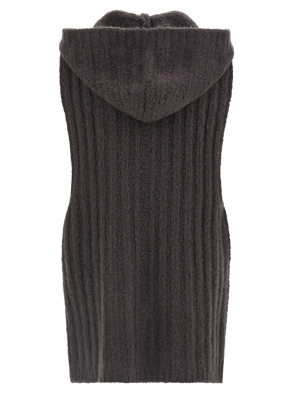 Rick Owens Gray Cashmere Sleeveles Sweater