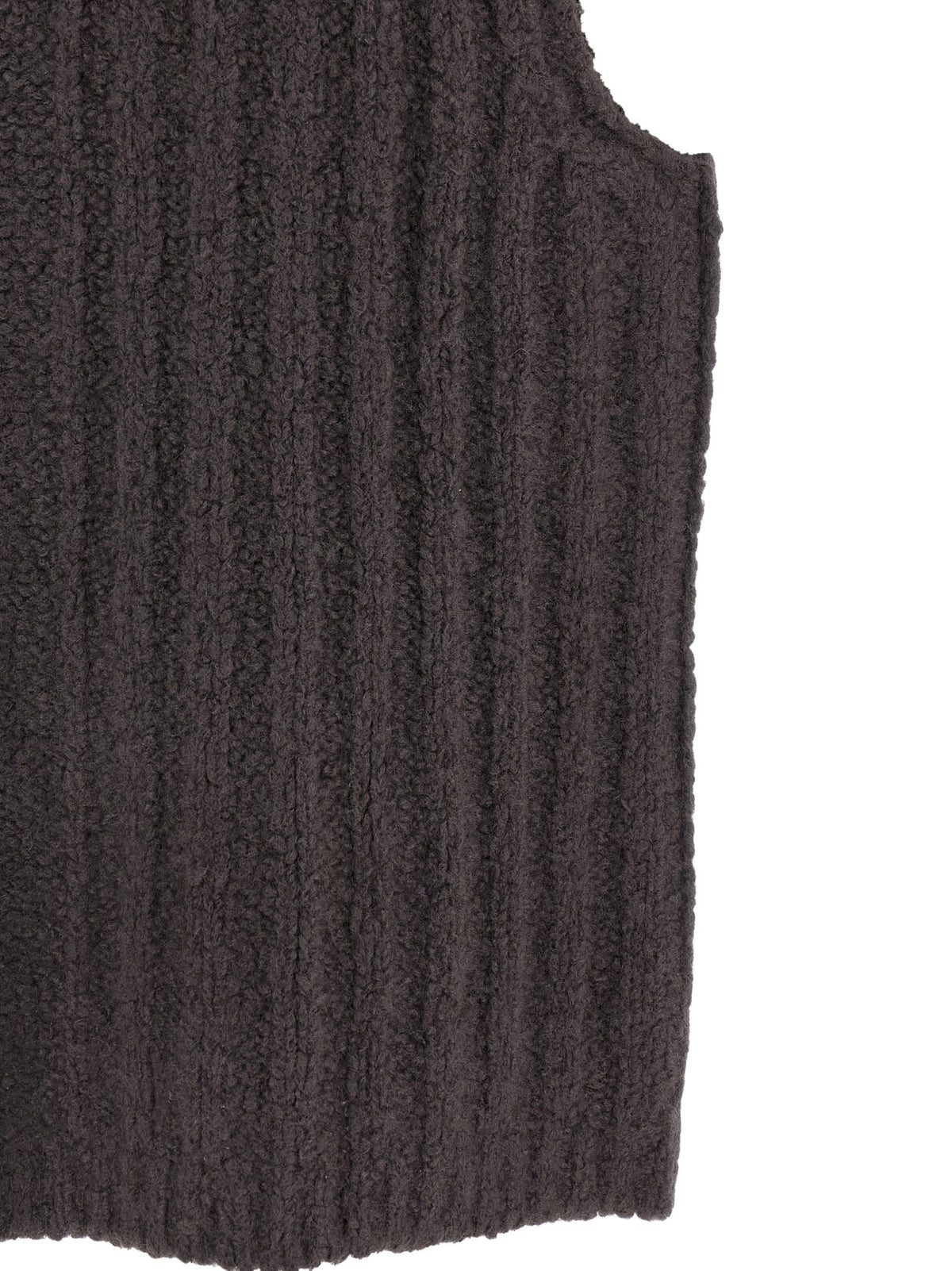 Rick Owens Gray Cashmere Sleeveles Sweater