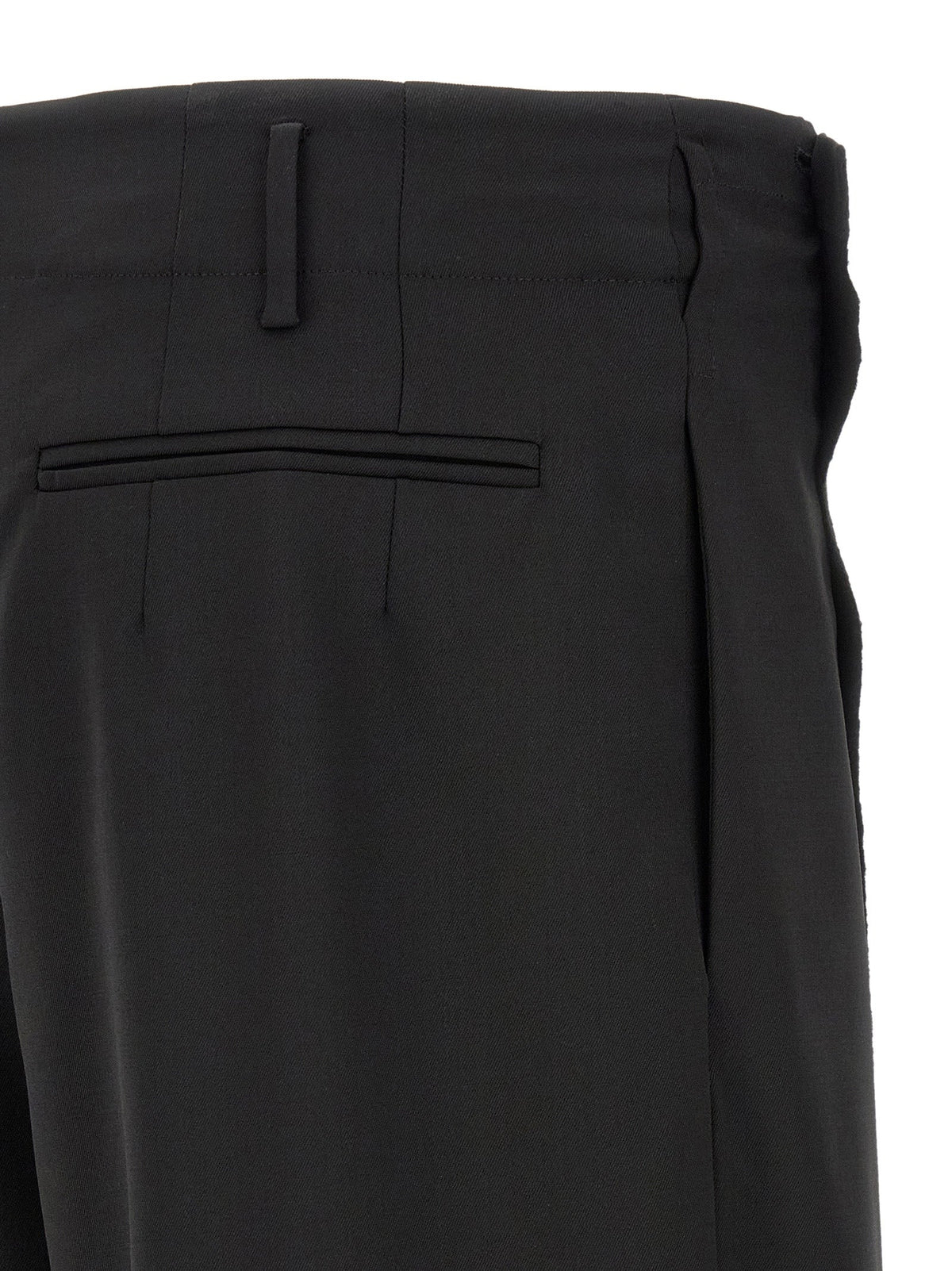 Kiko Kostadinov Black Virgin Wool Dress Pants