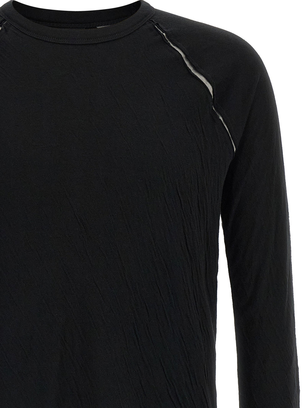 Thom Krom Black Cotton T-Shirt