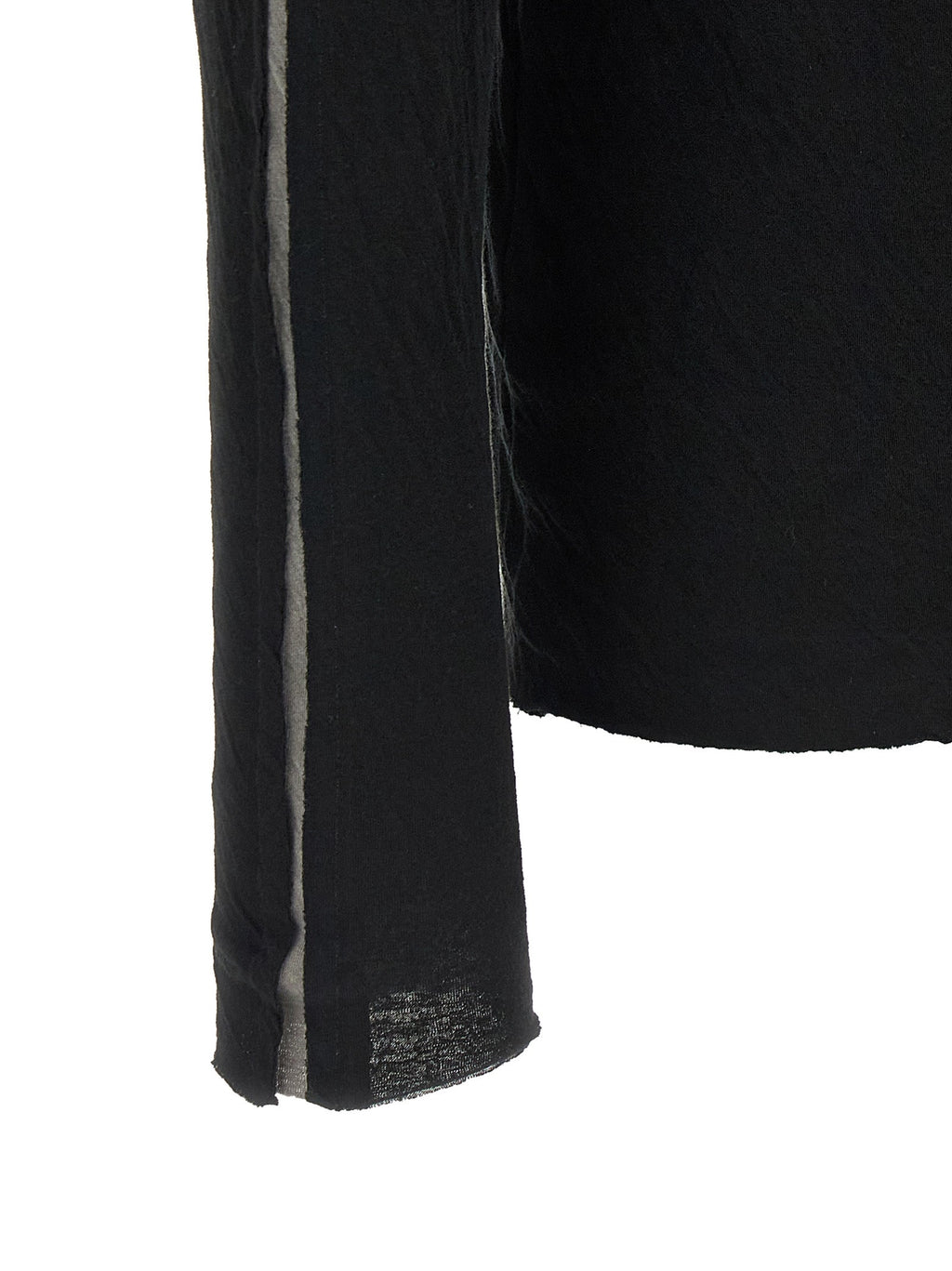 Thom Krom Black Cotton T-Shirt