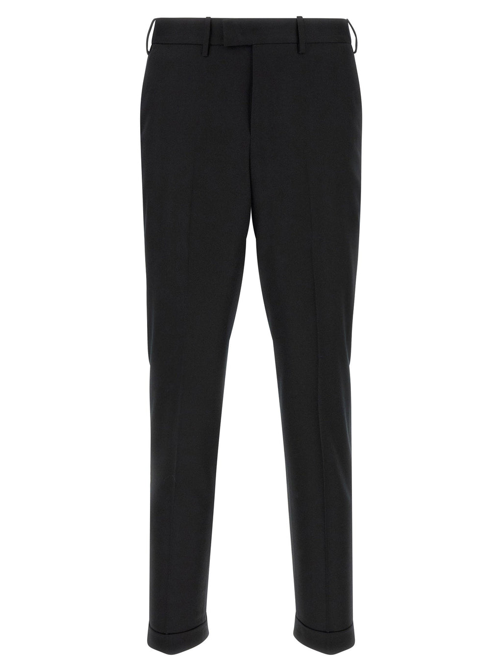 PT Torino Black Virgin Wool Dress Pants