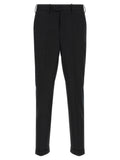 PT Torino Black Virgin Wool Dress Pants