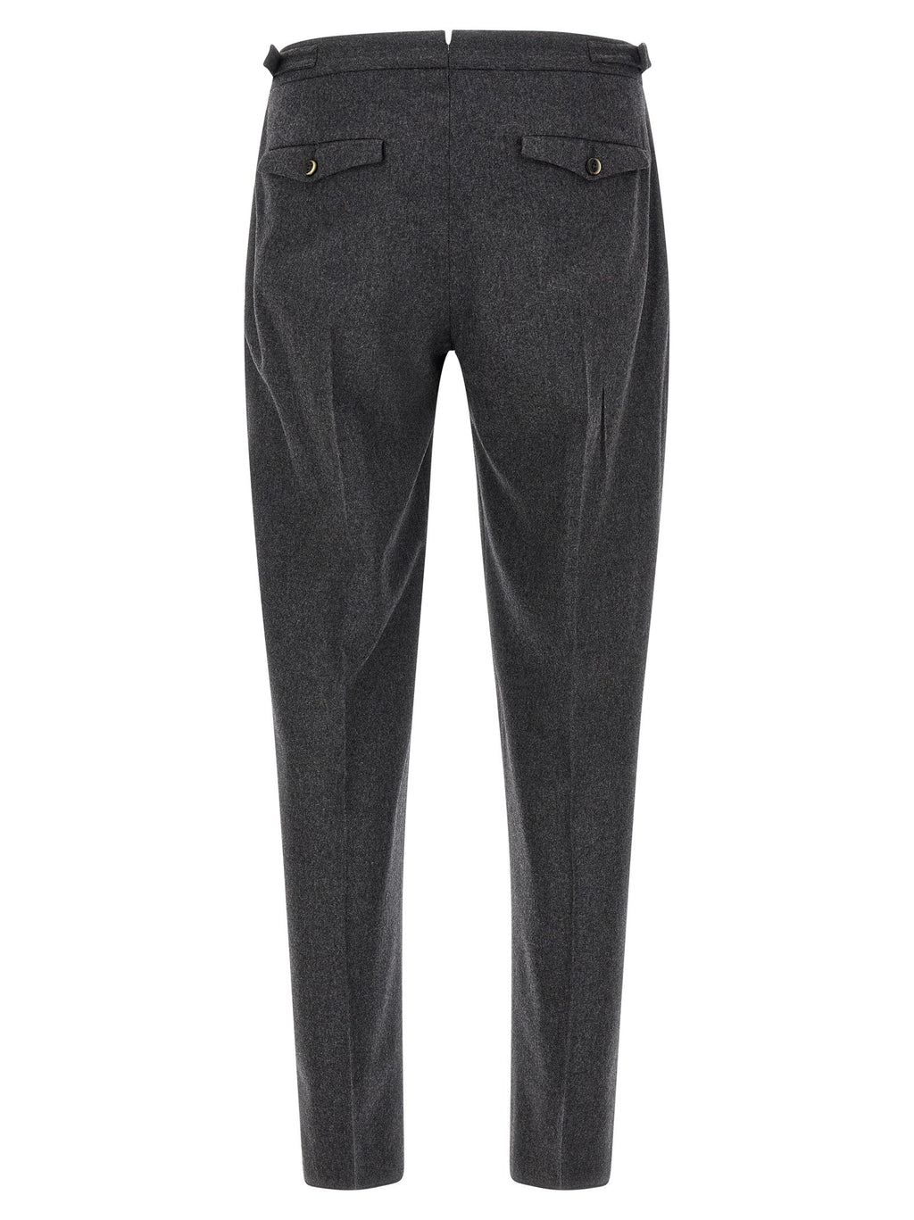 PT Torino Gray Virgin Wool Dress Pants