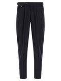 PT Torino Black Virgin Wool Dress Pants