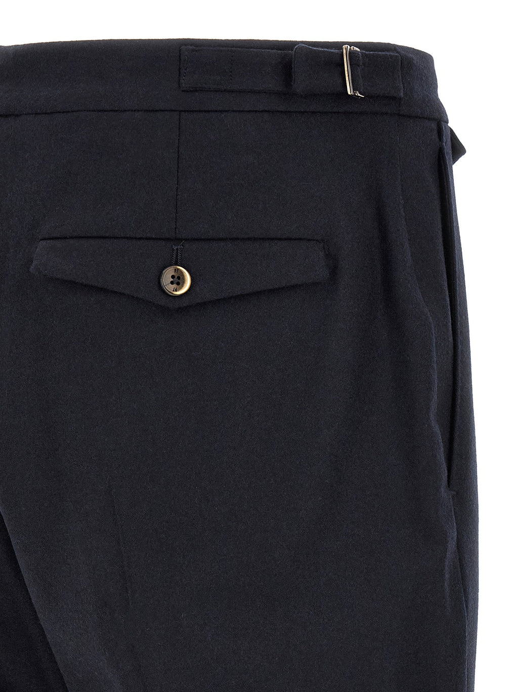 PT Torino Black Virgin Wool Dress Pants