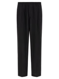CELLAR DOOR Black Virgin Wool Dress Pants