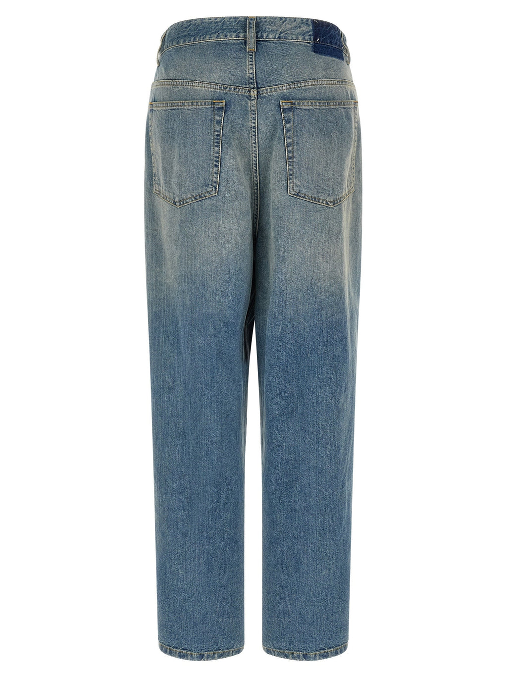 Maison Margiela Blue Cotton Straight-Leg Jeans