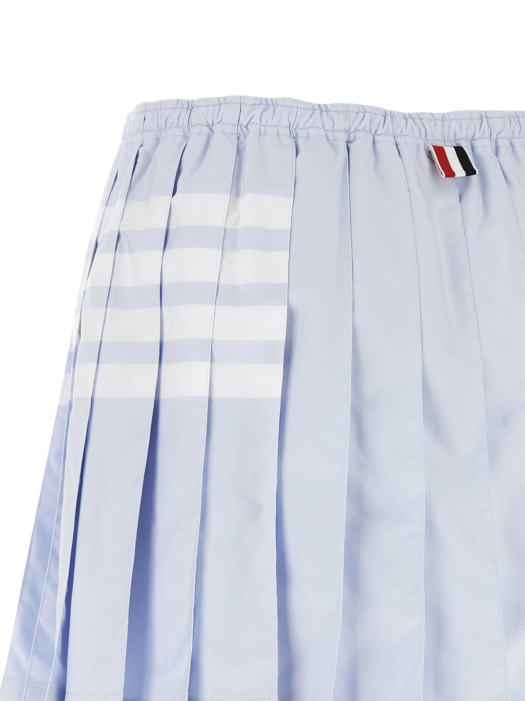 Thom Browne Blue Cotton Long Skirt