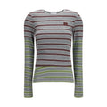 Ganni Gray Cotton Sportswear