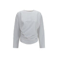 Ganni White Cotton Pattern Shirt