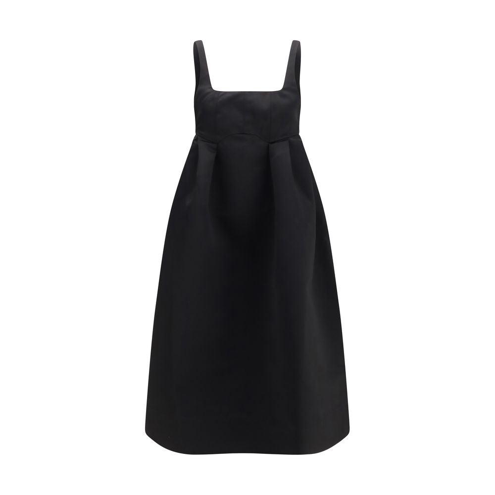 Ganni Black Recycled Polyester Casual Dress