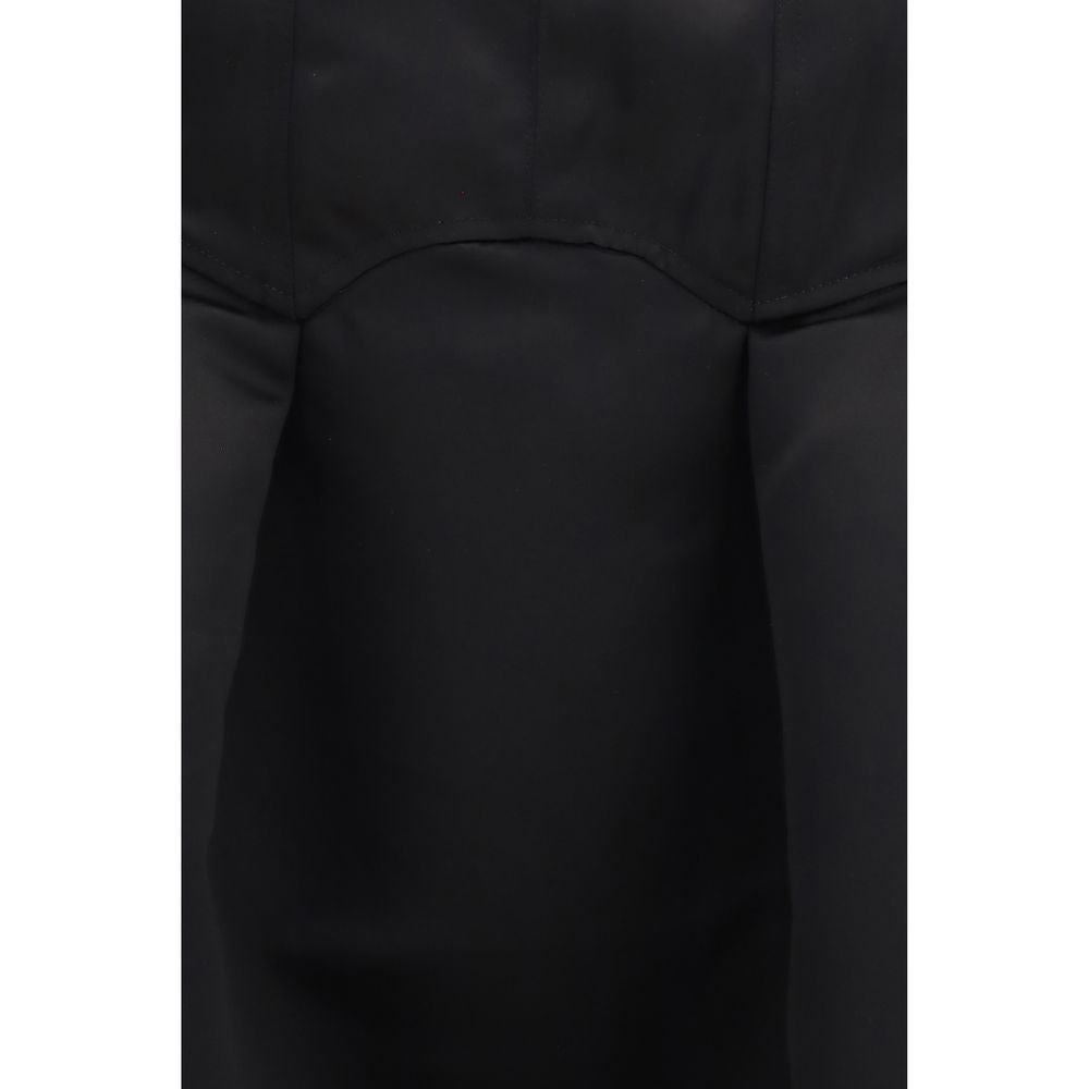 Ganni Black Recycled Polyester Casual Dress