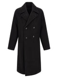 Lemaire Black Wool Coat