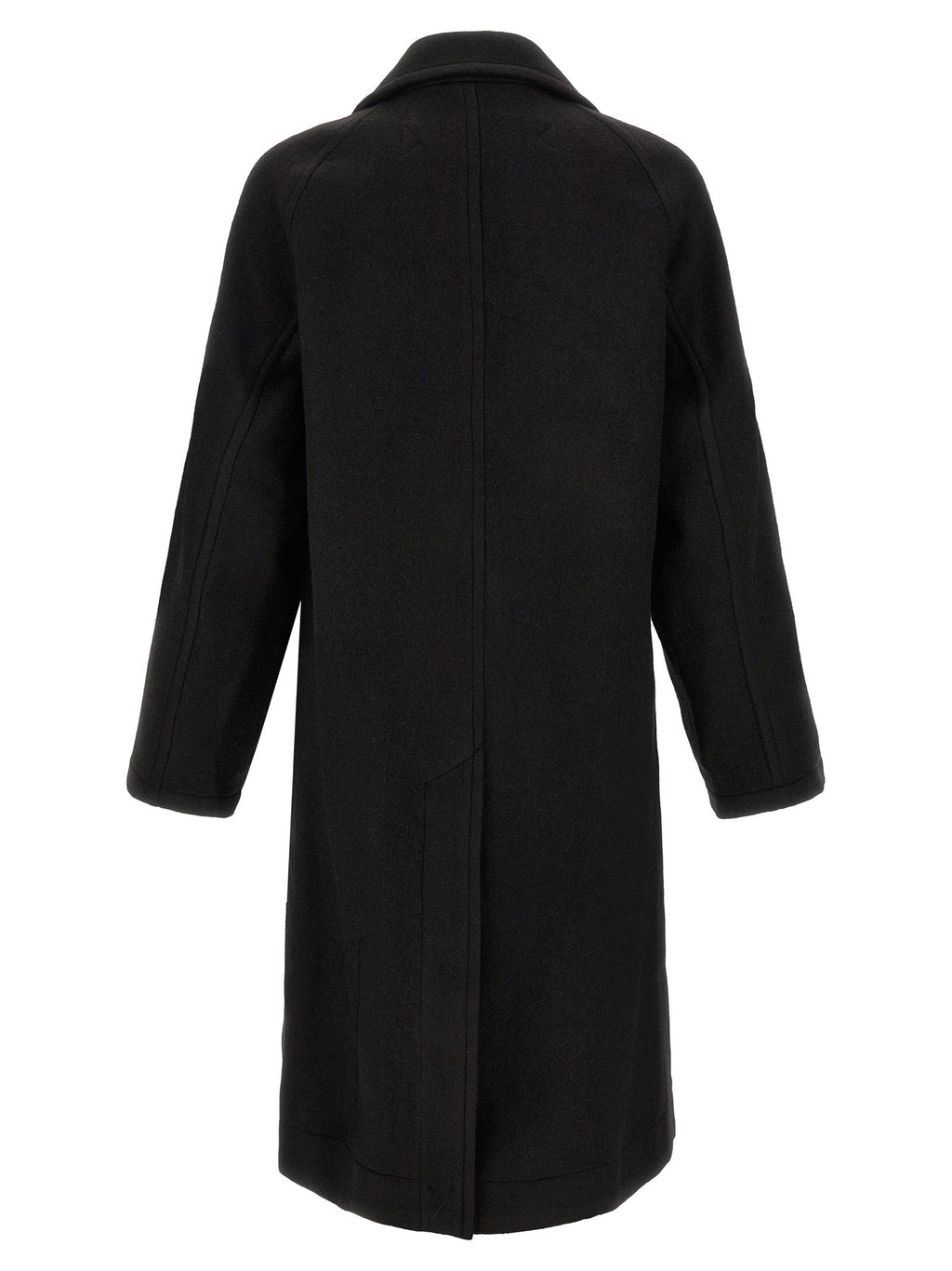 Lemaire Black Wool Coat