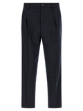 Department 5 Blue Wool Casual Pants